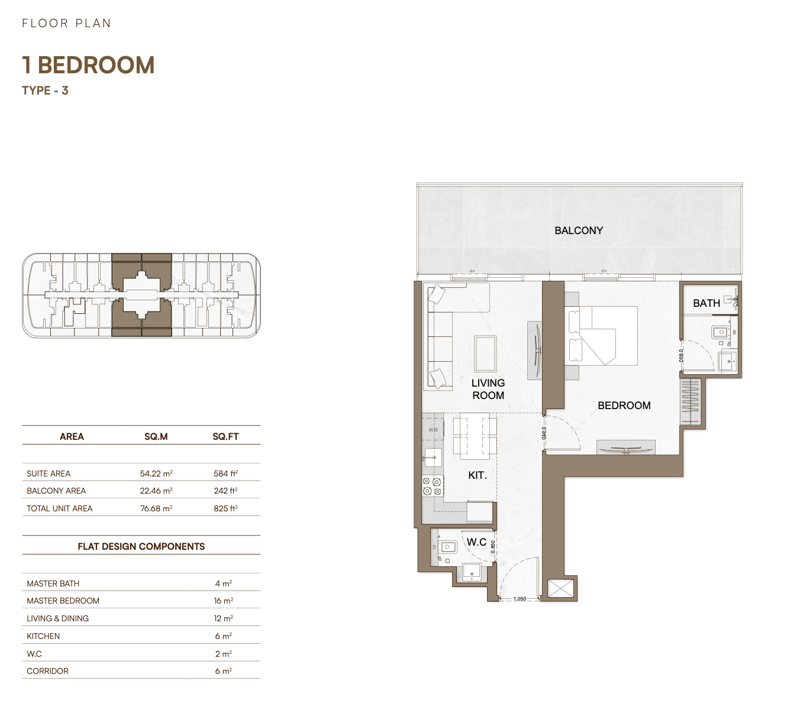 1BR