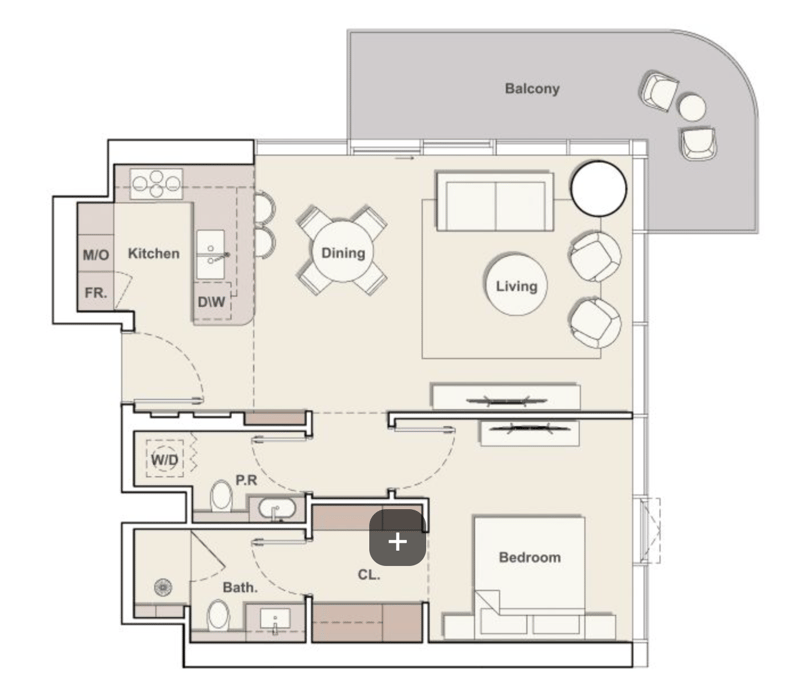 1BR