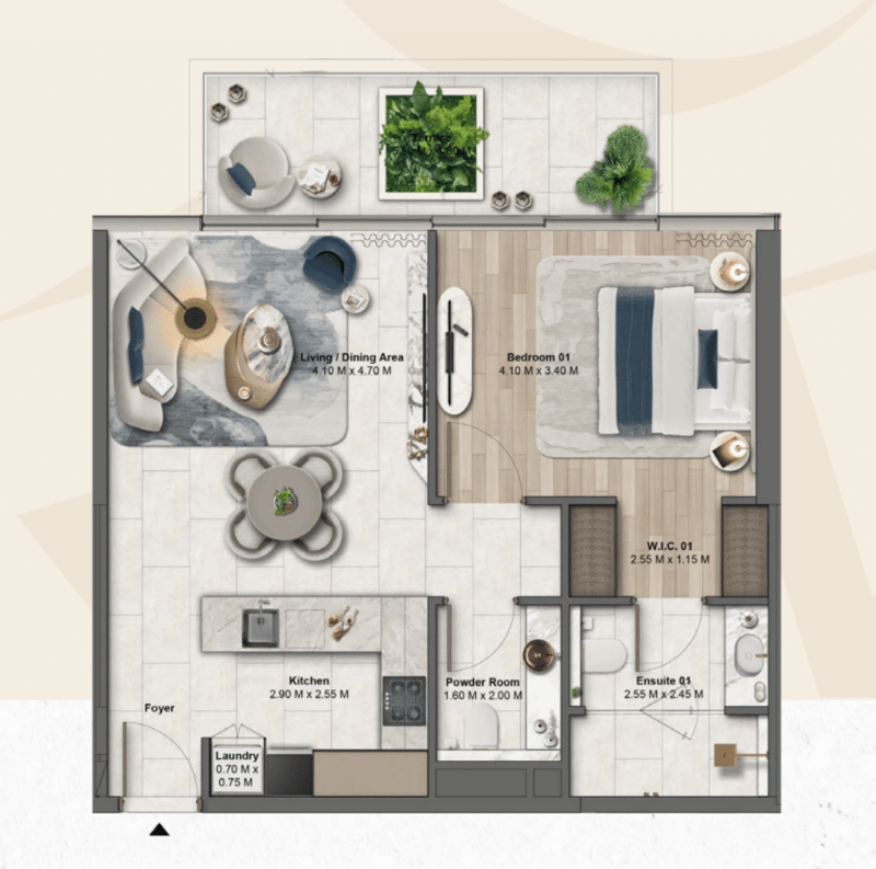 1BR