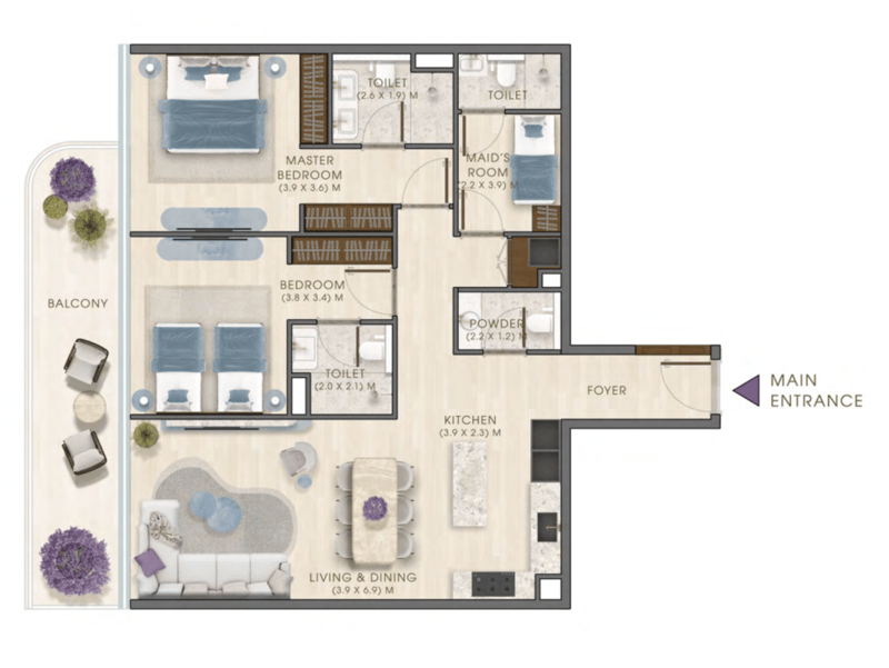2BR
