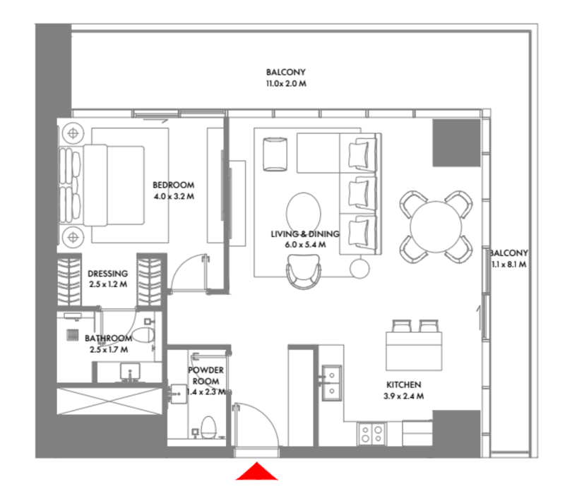 1BR