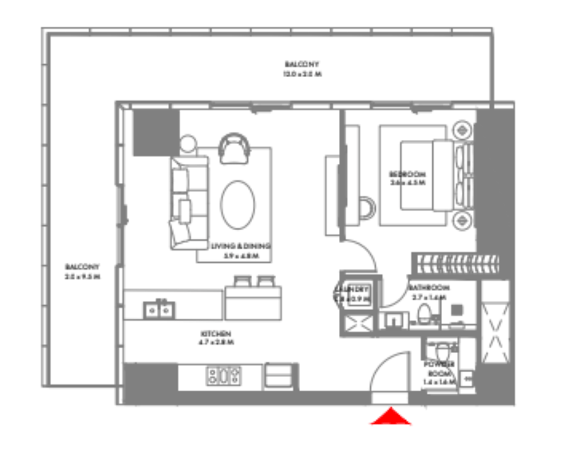 1BR
