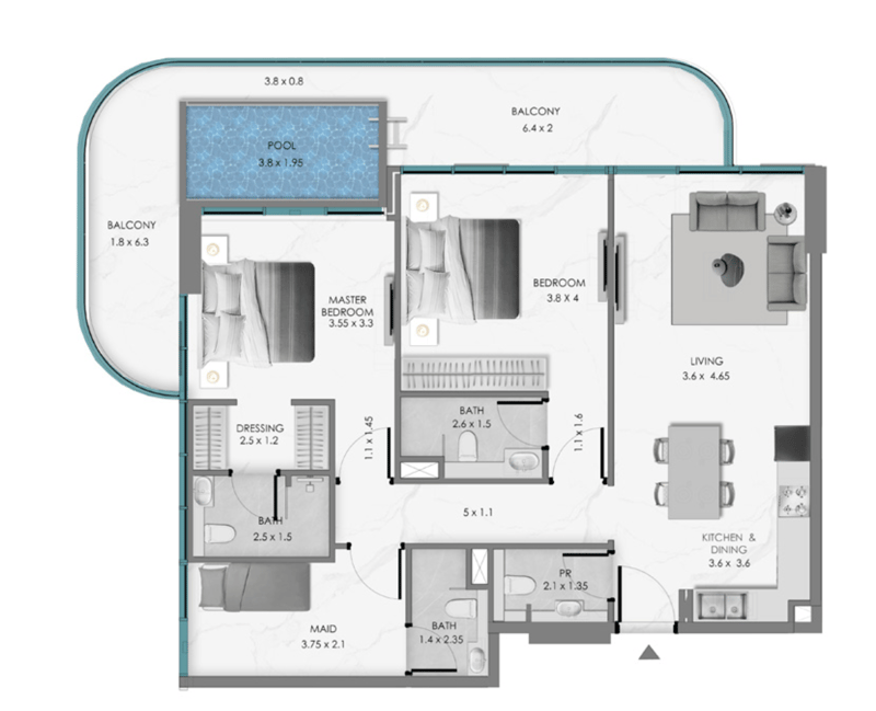 2BR