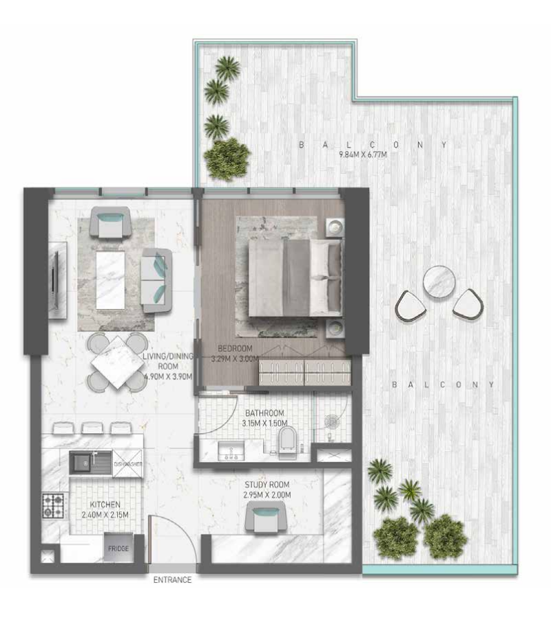 1BR