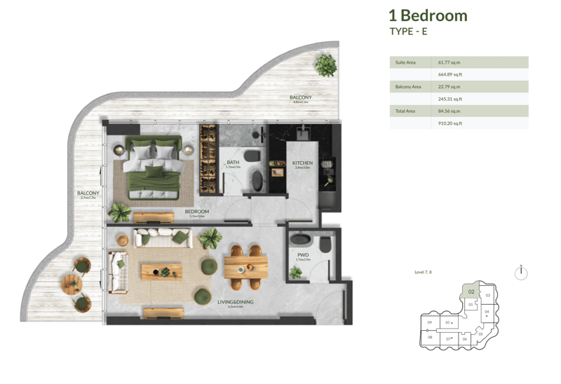 1BR