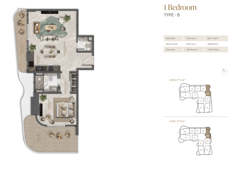 1BR