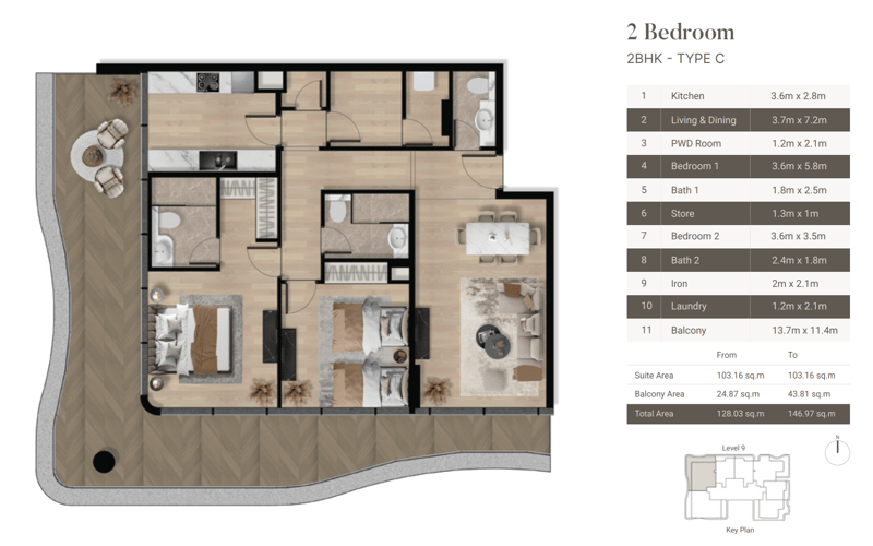 2BR