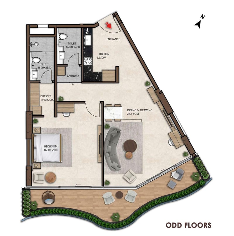 1BR