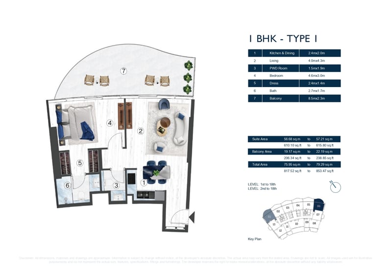 1BR
