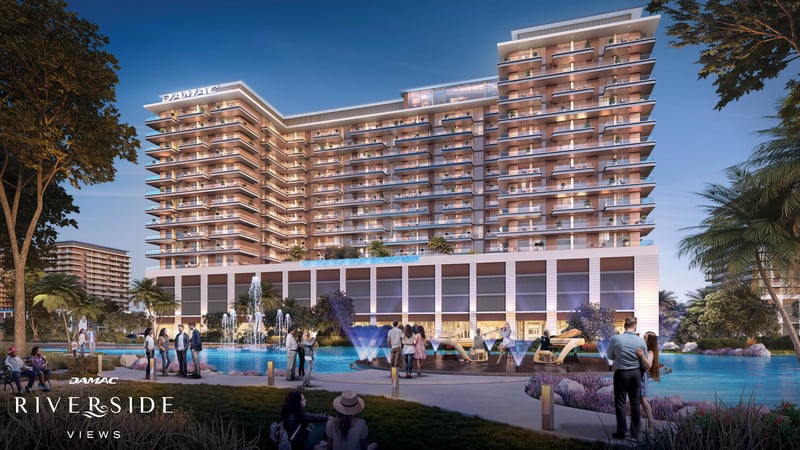 DAMAC Riverside views