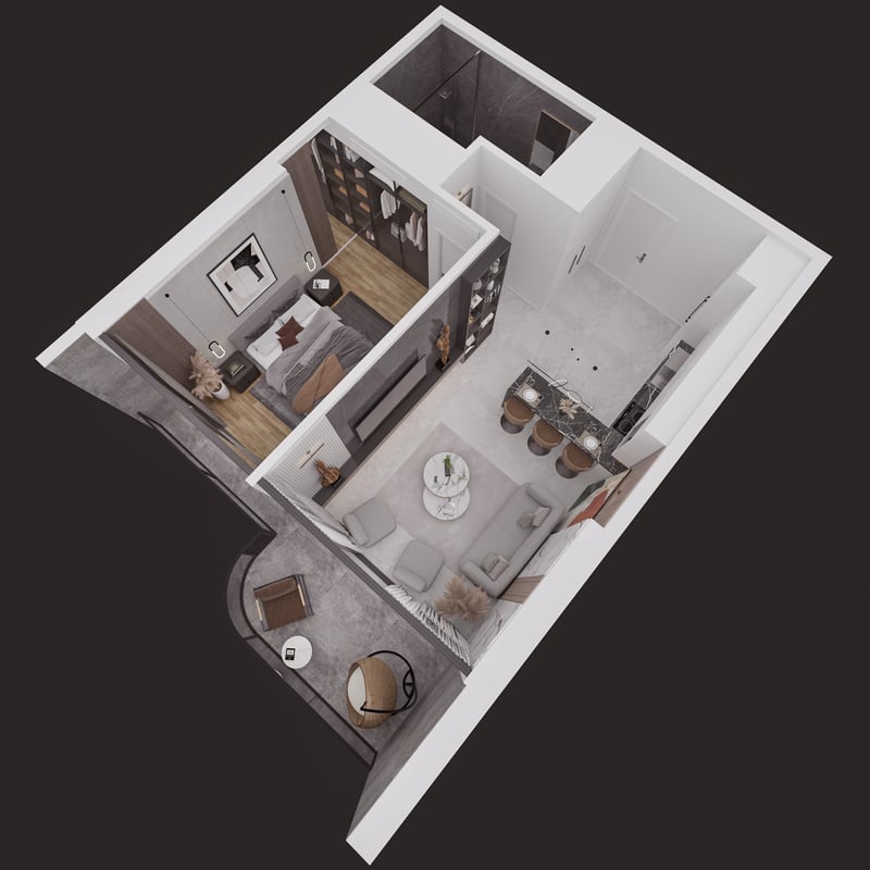 1BR