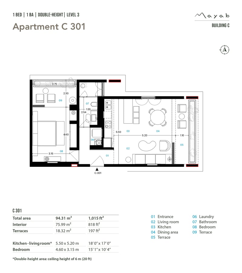 1BR