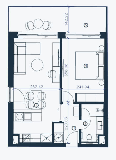 1BR