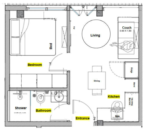 1BR