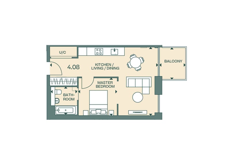 1BR
