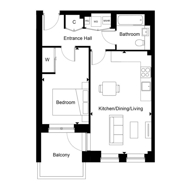 1BR