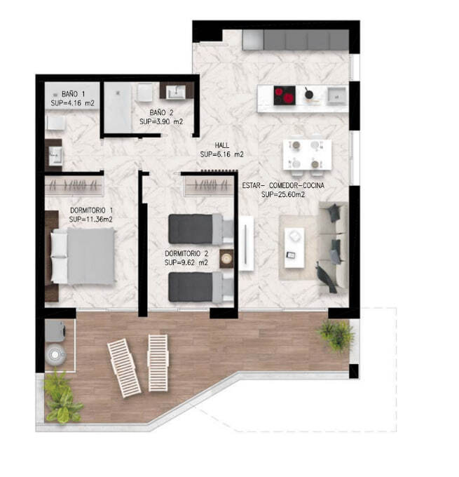 2BR