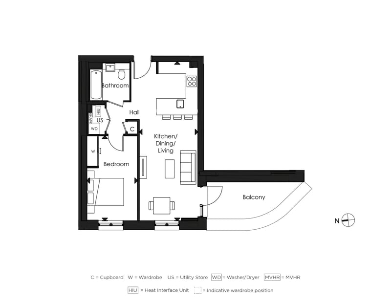 1BR