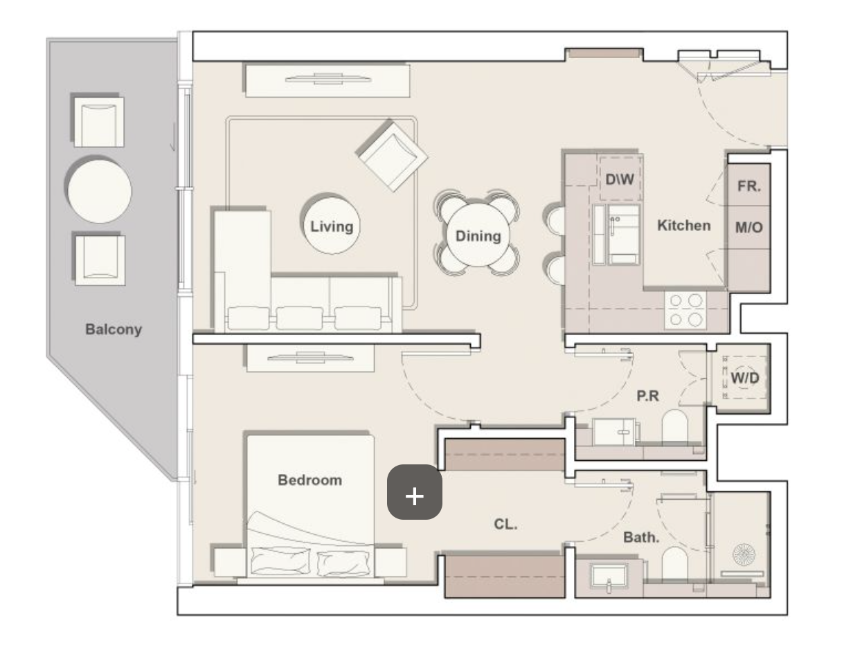 1BR