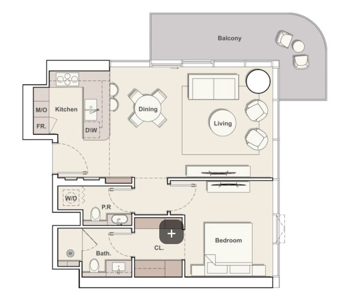 1BR
