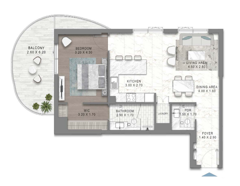 1BR