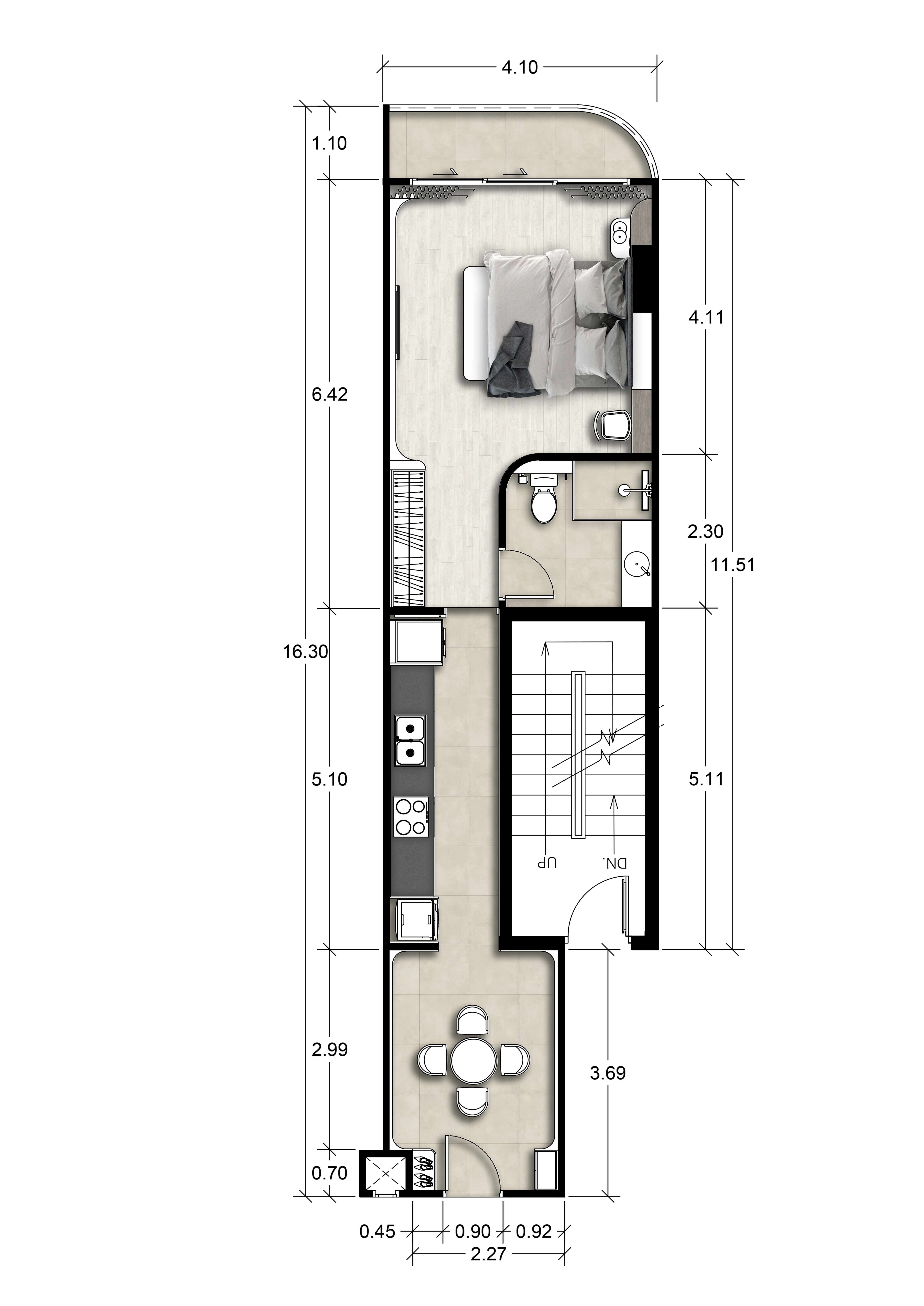 1BR