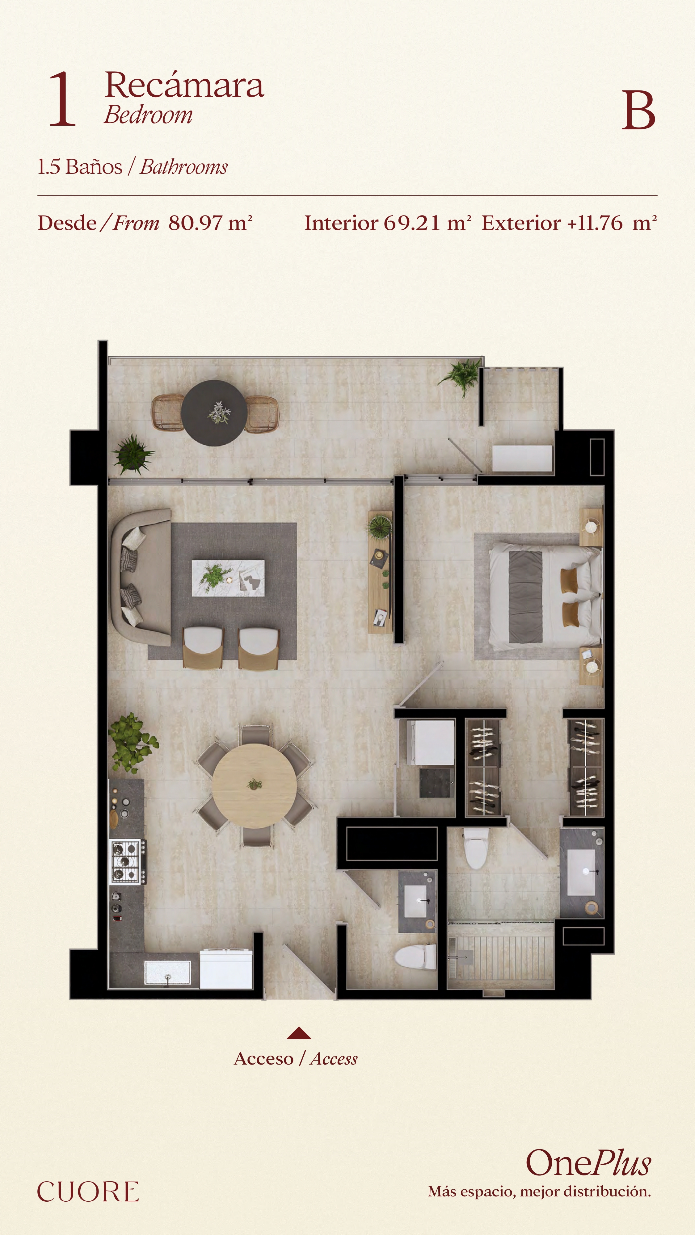 1BR