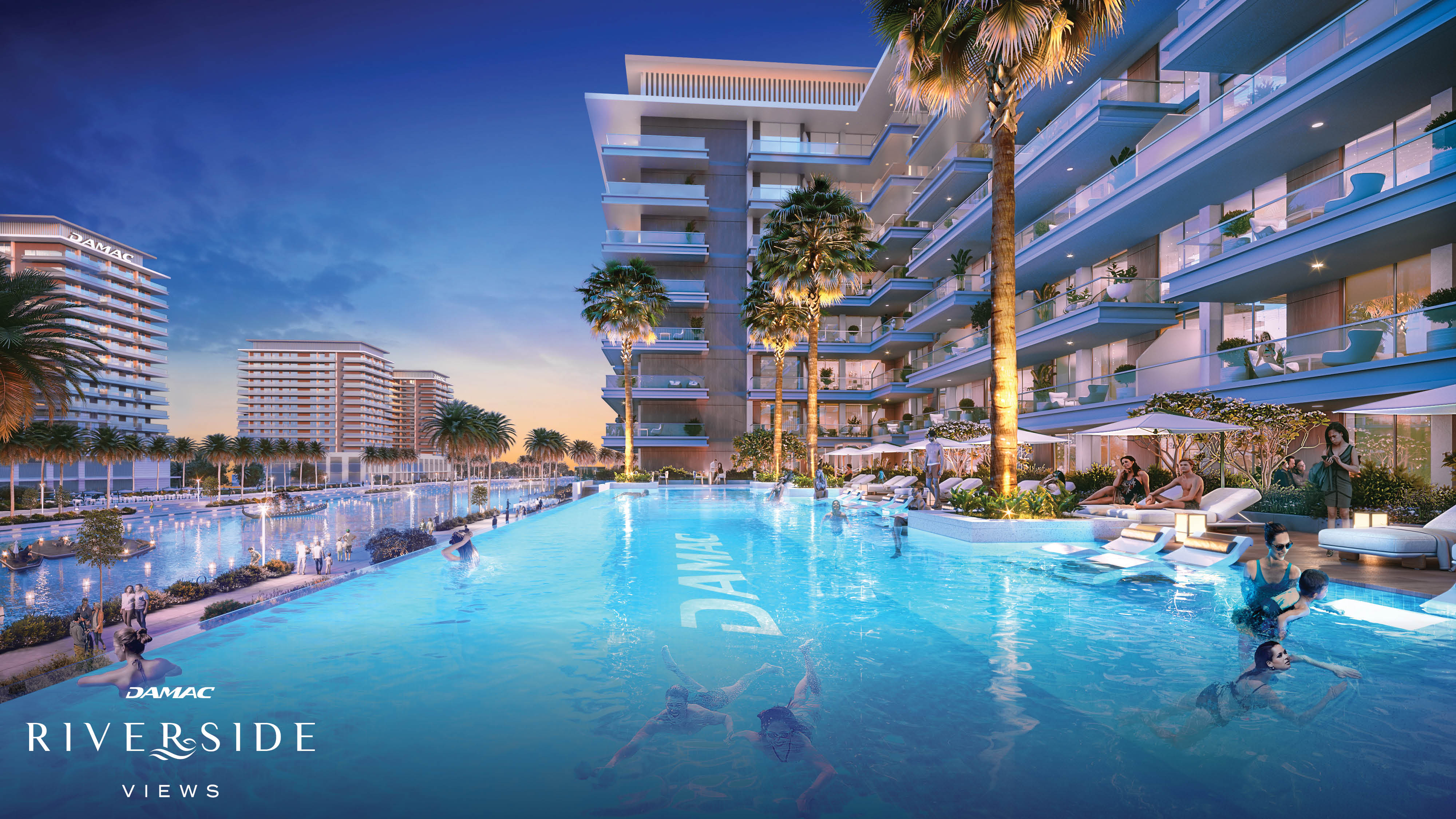 DAMAC Riverside views