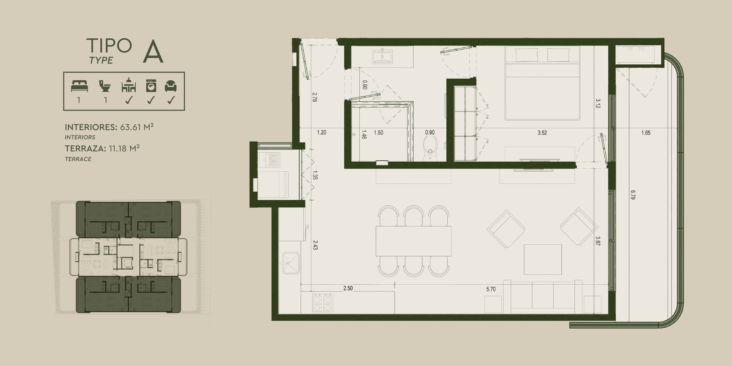 1BR