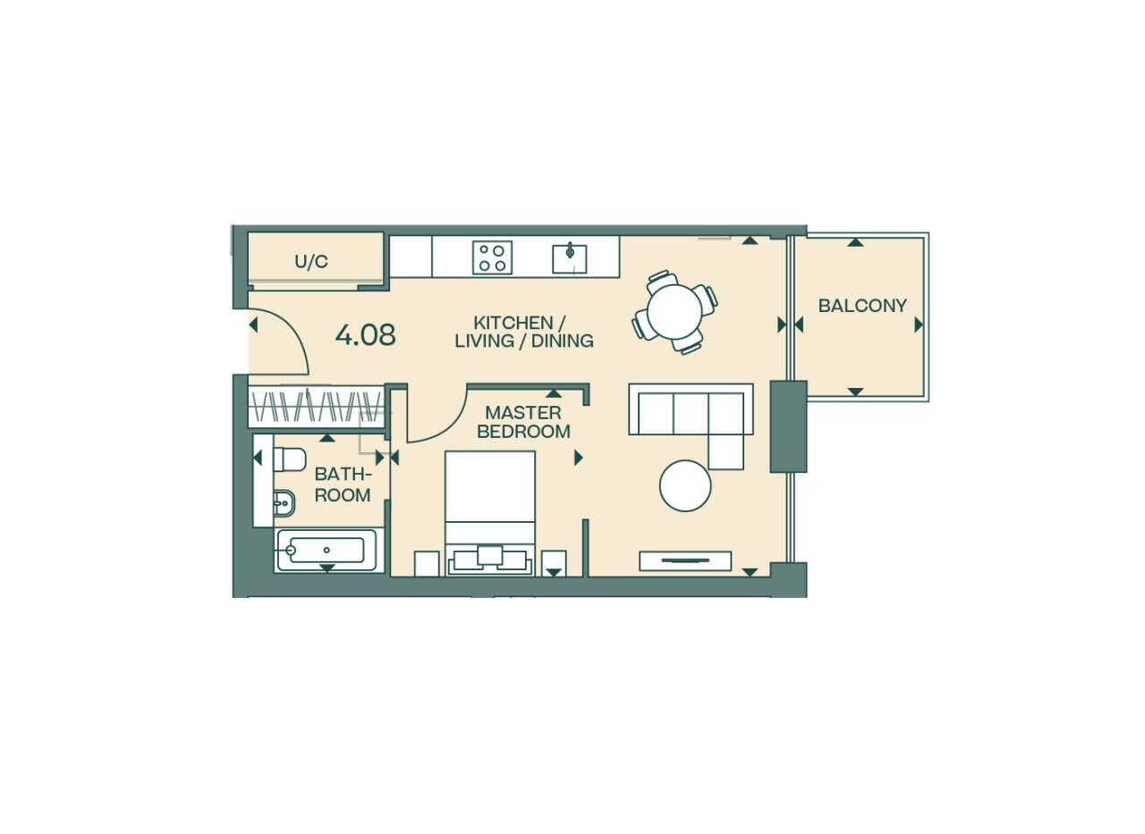 1BR