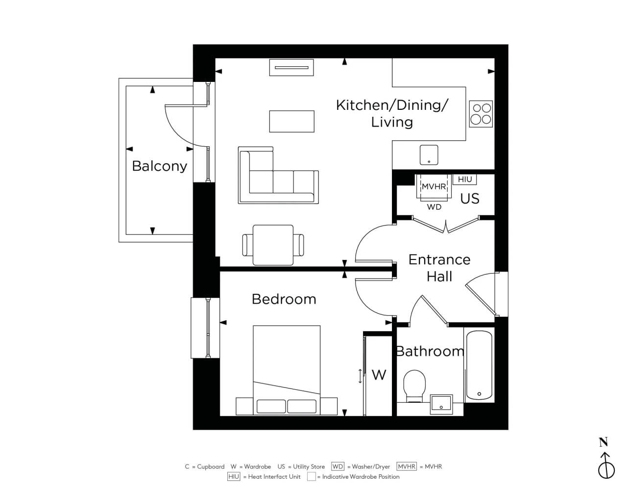 1BR
