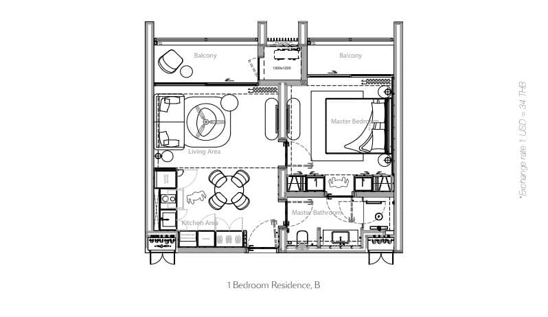 1BR